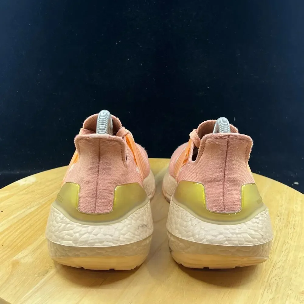 Adidas Ultraboost 21 Womens Ambient Blush Pink Athletic Running Shoe FY3953 Sz 7